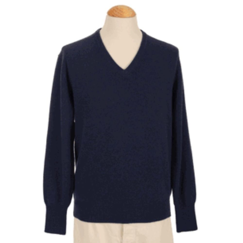 Old Navy Cotton V-neck Navy Blue Sweater XL‎